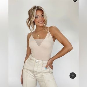 Lane 201, Mesh Front Tank Top, M/L